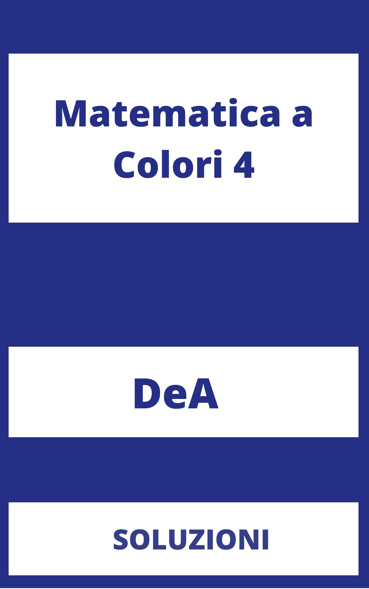 Matematica a Colori 4