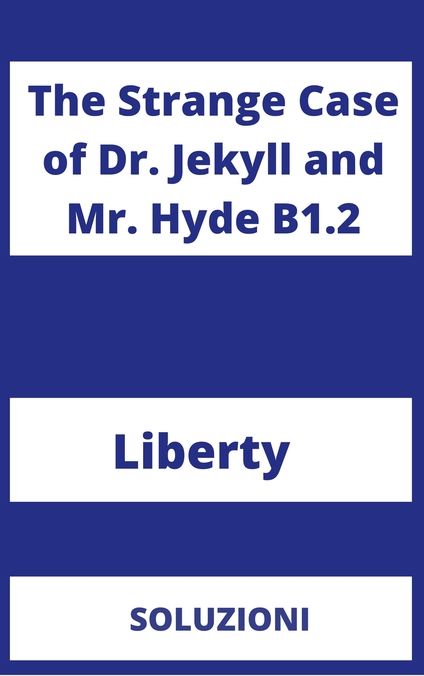 The Strange Case of Dr. Jekyll and Mr. Hyde B1.2